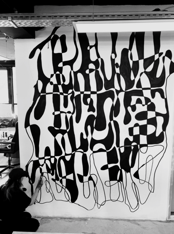 Mural — De Beatfabriek by Laura Ketting